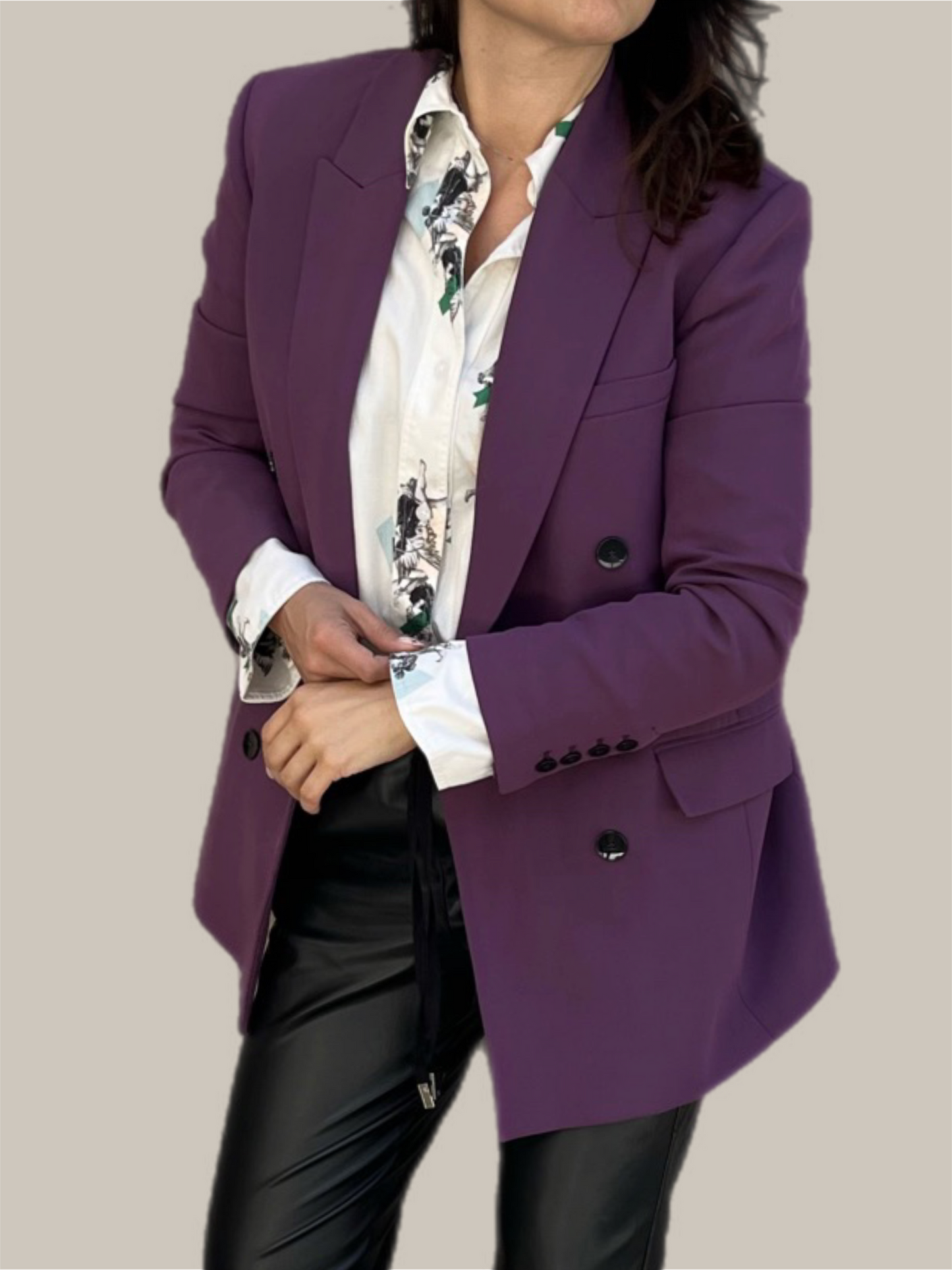 BLAZER ZARA UVA